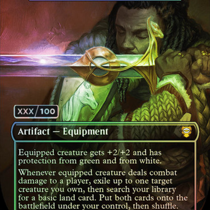 Sword of Hearth and Home (Borderless) [Tales of Middle-earth Commander] Serialized Foil