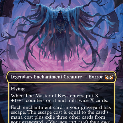 The Master of Keys (Borderless) [Duskmourn: House of Horror Commander] Foil
