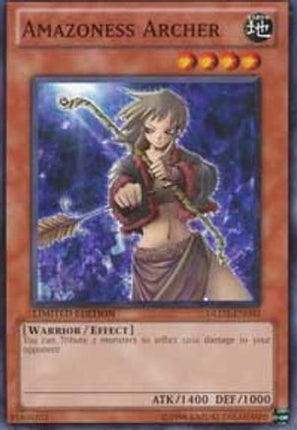 Amazoness Archer (Common / Short Print) [GLD3-EN003] Gold Series 3 Limited