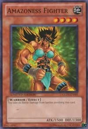 Amazoness Fighter (Common / Short Print) [GLD3-EN005] Gold Series 3 Limited
