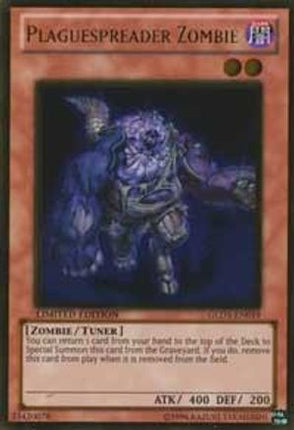 Plaguespreader Zombie (Gold Rare) [GLD3-EN019] Gold Series 3 Limited