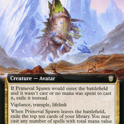 Primeval Spawn (Extended Art) [Dominaria United Commander]