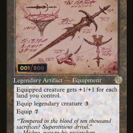 Blackblade Reforged (Retro) [The Brothers' War Retro Artifacts] Serialized Foil