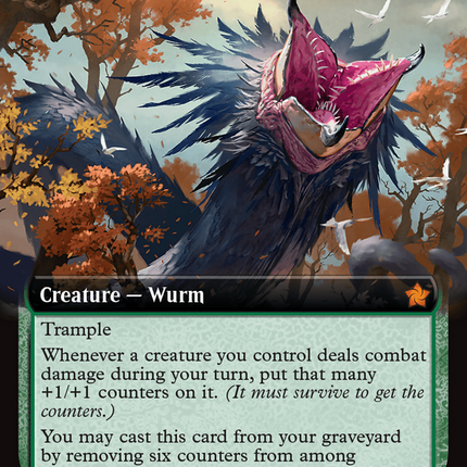 Quilled Greatwurm (Extended Art) [Foundations]