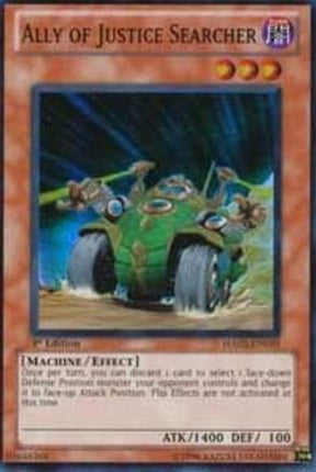 Ally of Justice Searcher (Super Rare) [HA02-EN019] Hidden Arsenal 2 1st Edition