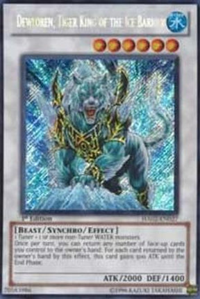 Dewloren, Tiger King of the Ice Barrier (Secret Rare) [HA02-EN027] Hidden Arsenal 2 1st Edition