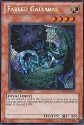 Fabled Gallabas (Secret Rare) [HA02-EN033] Hidden Arsenal 2 1st Edition
