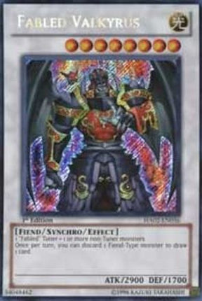 Fabled Valkyrus (Secret Rare) [HA02-EN056] Hidden Arsenal 2 1st Edition