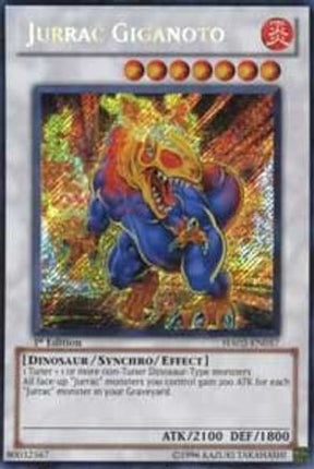 Jurrac Giganoto (Secret Rare) [HA02-EN057] Hidden Arsenal 2 1st Edition