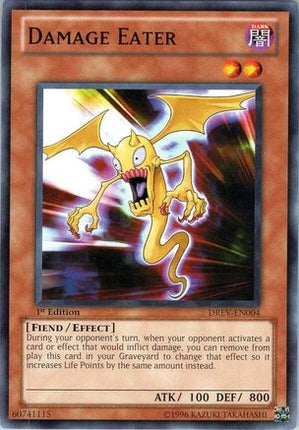 Damage Eater (Common / Short Print) [DREV-EN004] Duelist Revolution 1st Edition