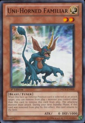 Uni-Horned Familiar (Common / Short Print) [DREV-EN009] Duelist Revolution 1st Edition