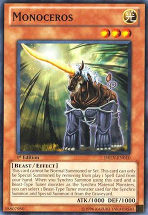 Monoceros (Common / Short Print) [DREV-EN010] Duelist Revolution 1st Edition