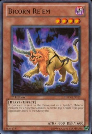 Bicorn Re'em (Common / Short Print) [DREV-EN013] Duelist Revolution 1st Edition
