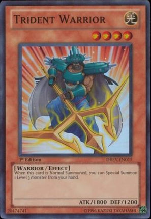 Trident Warrior (Super Rare) [DREV-EN015] Duelist Revolution 1st Edition