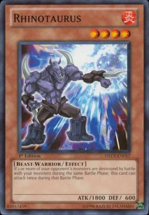 Rhinotaurus (Common / Short Print) [DREV-EN017] Duelist Revolution Unlimited