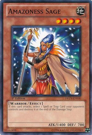 Amazoness Sage (Common / Short Print) [DREV-EN030] Duelist Revolution Unlimited