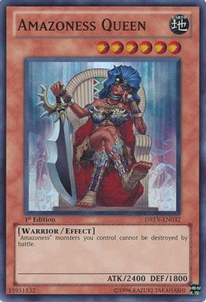 Amazoness Queen (Super Rare) [DREV-EN032] Duelist Revolution Unlimited