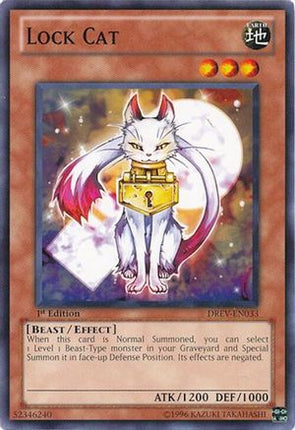 Lock Cat (Common / Short Print) [DREV-EN033] Duelist Revolution 1st Edition