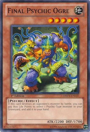 Final Psychic Ogre (Common / Short Print) [DREV-EN037] Duelist Revolution Unlimited