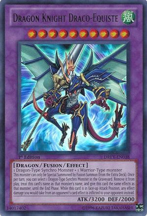 Dragon Knight Draco-Equiste (Ultra Rare) [DREV-EN038] Duelist Revolution 1st Edition