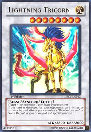Lightning Tricorn (Ultra Rare) [DREV-EN042] Duelist Revolution Unlimited