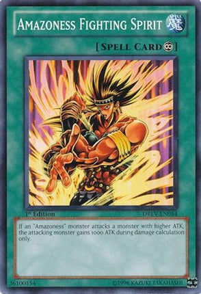 Amazoness Fighting Spirit (Common / Short Print) [DREV-EN054] Duelist Revolution Unlimited