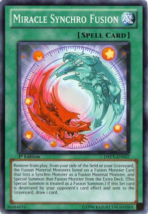 Miracle Synchro Fusion (Common / Short Print) [DREV-EN057] Duelist Revolution 1st Edition