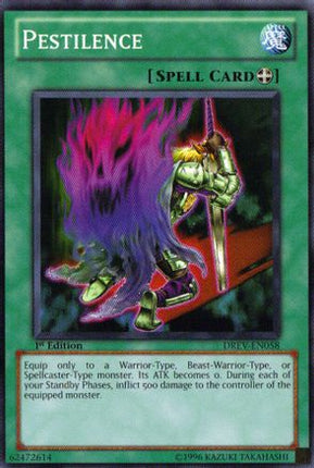 Pestilence (Common / Short Print) [DREV-EN058] Duelist Revolution 1st Edition