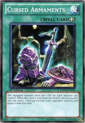 Cursed Armaments (Common / Short Print) [DREV-EN059] Duelist Revolution Unlimited