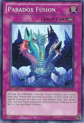 Paradox Fusion (Super Rare) [DREV-EN076] Duelist Revolution 1st Edition