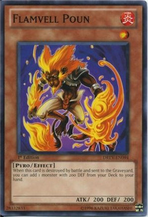 Flamvell Poun (Common / Short Print) [DREV-EN094] Duelist Revolution 1st Edition