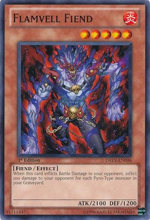 Flamvell Fiend (Common / Short Print) [DREV-EN096] Duelist Revolution Unlimited