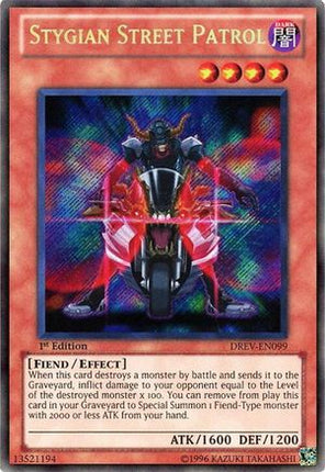 Stygian Street Patrol (Secret Rare) [DREV-EN099] Duelist Revolution Unlimited