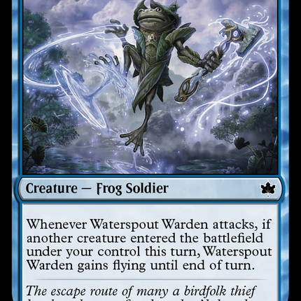 Waterspout Warden [Bloomburrow] Foil