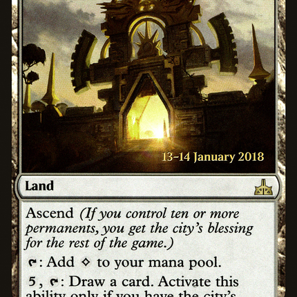 Arch of Orazca [Rivals of Ixalan Promos] Prerelease Foil