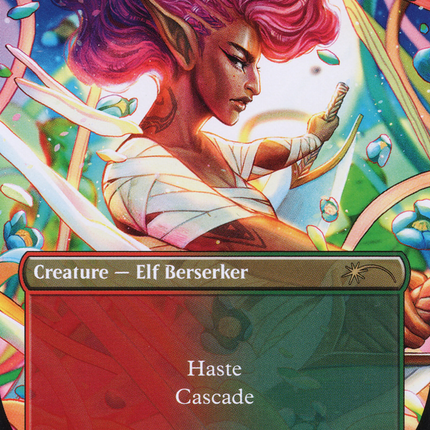 Bloodbraid Elf (Borderless) [Secret Lair 30th Anniversary Countdown Kit]