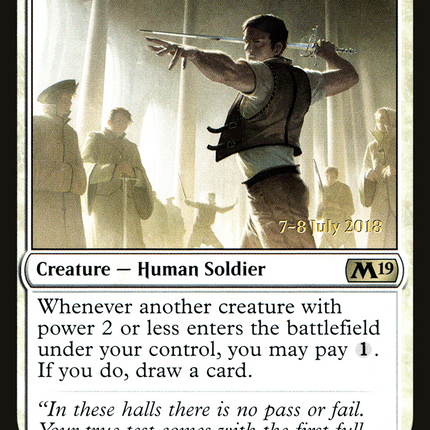 Mentor of the Meek [Core Set 2019 Promos] Prerelease Foil