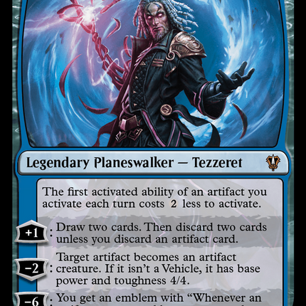 Tezzeret, Betrayer of Flesh [Murders at Karlov Manor Commander]
