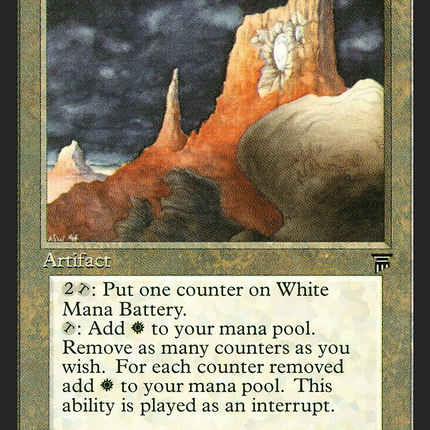 White Mana Battery [Legends]