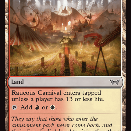 Raucous Carnival [Duskmourn: House of Horror] Foil