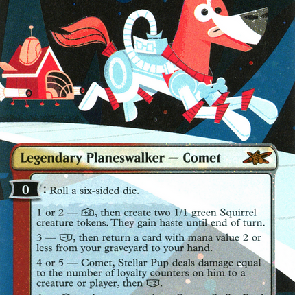 Comet, Stellar Pup (Borderless) [Unfinity] Galaxy Foil