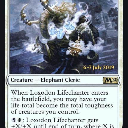 Loxodon Lifechanter [Core Set 2020 Promos] Prerelease Foil