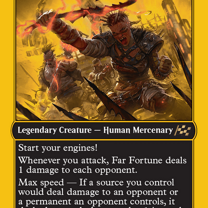 Far fortune, End Boss (First-Place Foil) [Aetherdrift]