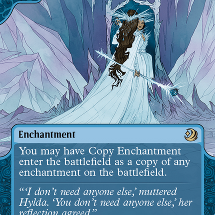 Copy Enchantment (Showcase) (Borderless) [Wilds of Eldraine: Enchanting Tales]