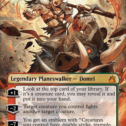 Domri Rade (Borderless) [Ravnica Remastered]