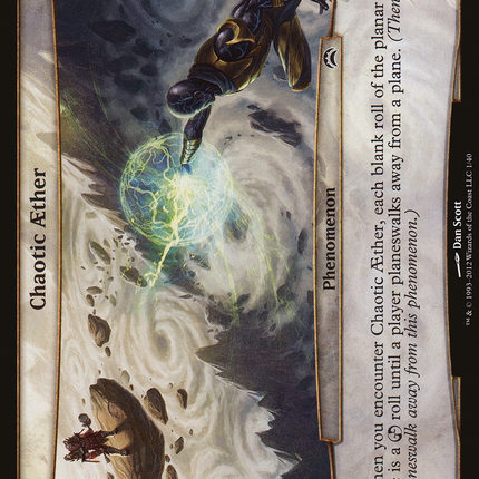 Chaotic Aether [Planechase 2012 Planes] Foil