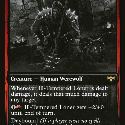 Ill-Tempered Loner // Howlpack Avenger [Innistrad: Double Feature]