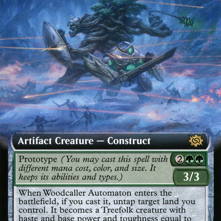 Woodcaller Automaton (Extended Art) [The Brothers' War]