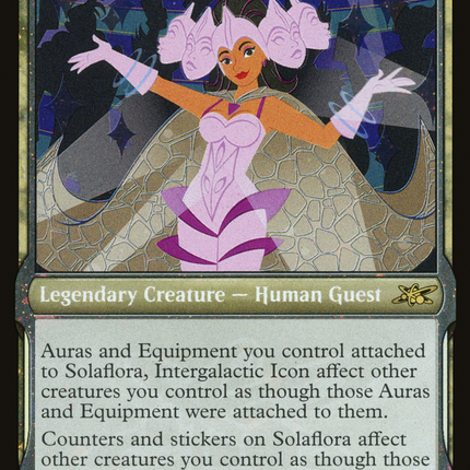 Solaflora, Intergalactic Icon (Showcase) [Unfinity] Galaxy Foil