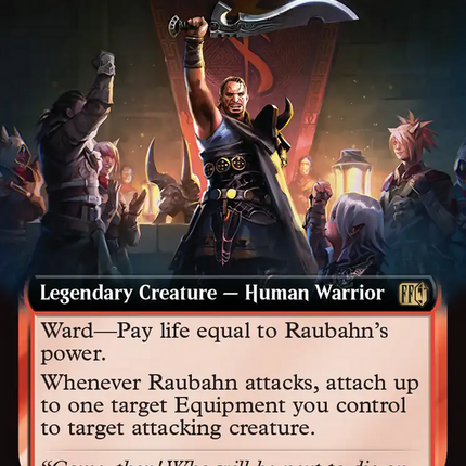 Raubahn, Bull of Ala Mhigo (Extended Art) [FINAL FANTASY] Foil